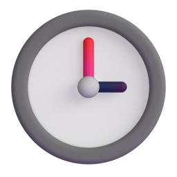 Clock Face Three O’Clock 3D