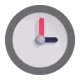 Clock Face Three O’Clock Color