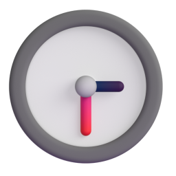 Clock Face Three-Thirty 3D