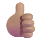 thumbs up: medium skin tone Color