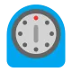 Timer Clock Flat