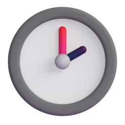 Clock Face Two O’Clock 3D