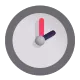 Clock Face Two O’Clock Color