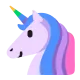 Unicorn Face Flat