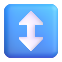 Up Down Arrow 3D