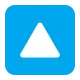 Up-Pointing Small Red Triangle Flat