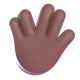 vulcan salute: medium-dark skin tone Color