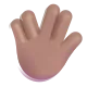 vulcan salute: medium skin tone Color