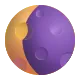Waning Crescent Moon Symbol Color