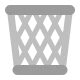 Wastebasket Flat