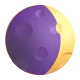 Waxing Crescent Moon Symbol Color
