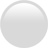 Medium White Circle