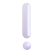 White Exclamation Mark Ornament Color