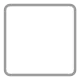 White Large Square Flat