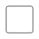 White Medium Square Flat