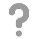 White Question Mark Ornament Flat