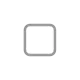 White Small Square Flat
