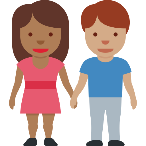 Woman And Man Holding Hands Medium Dark Skin Tone Medium Skin Tone