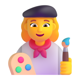 Woman Artist 3D