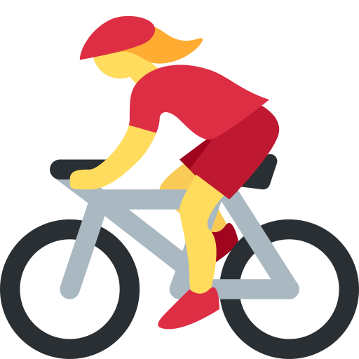 Woman Biking