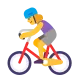 Woman Biking Flat