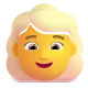 Woman: Blond Hair Color