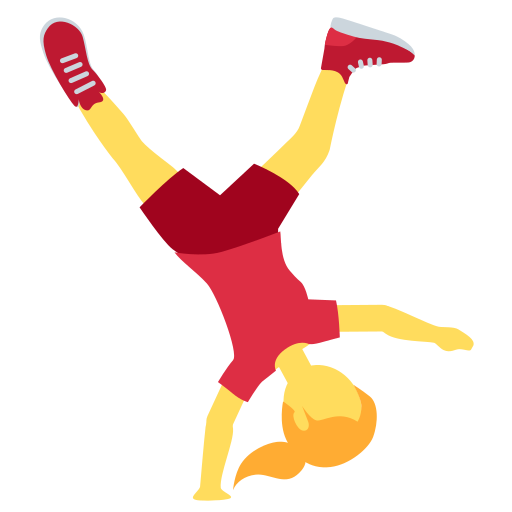 Woman Cartwheeling