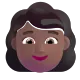 woman cook: medium-dark skin tone Color