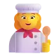 Woman Cook Color