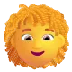 Woman: Curly Hair Color