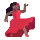 woman dancing: medium-dark skin tone Color