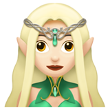 Woman Elf Light Skin Tone
