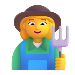 Woman Farmer 3D
