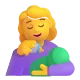 Woman Feeding Baby Color