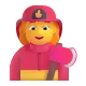 Woman Firefighter Color