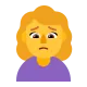 Woman Frowning Flat