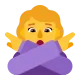 Woman Gesturing No Flat