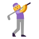 Woman Golfing Flat