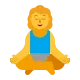 Woman in Lotus Position Flat