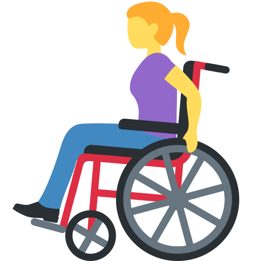 Woman in Manual Wheelchair