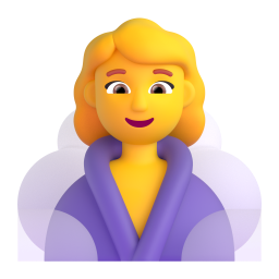 Woman in Steamy Room 3D