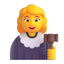 Woman Judge 3D