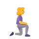 Woman Kneeling Facing Right Color