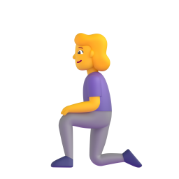 Woman Kneeling 3D