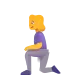 Woman Kneeling Color