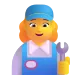 Woman Mechanic Color