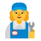 Woman Mechanic Flat