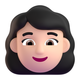 woman: medium-light skin tone 3D