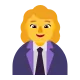 Woman Office Worker Flat