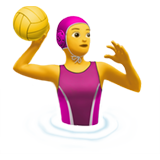 Woman Playing Water Polo 3D